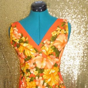 Vintage Hawaiian togs hostess dress